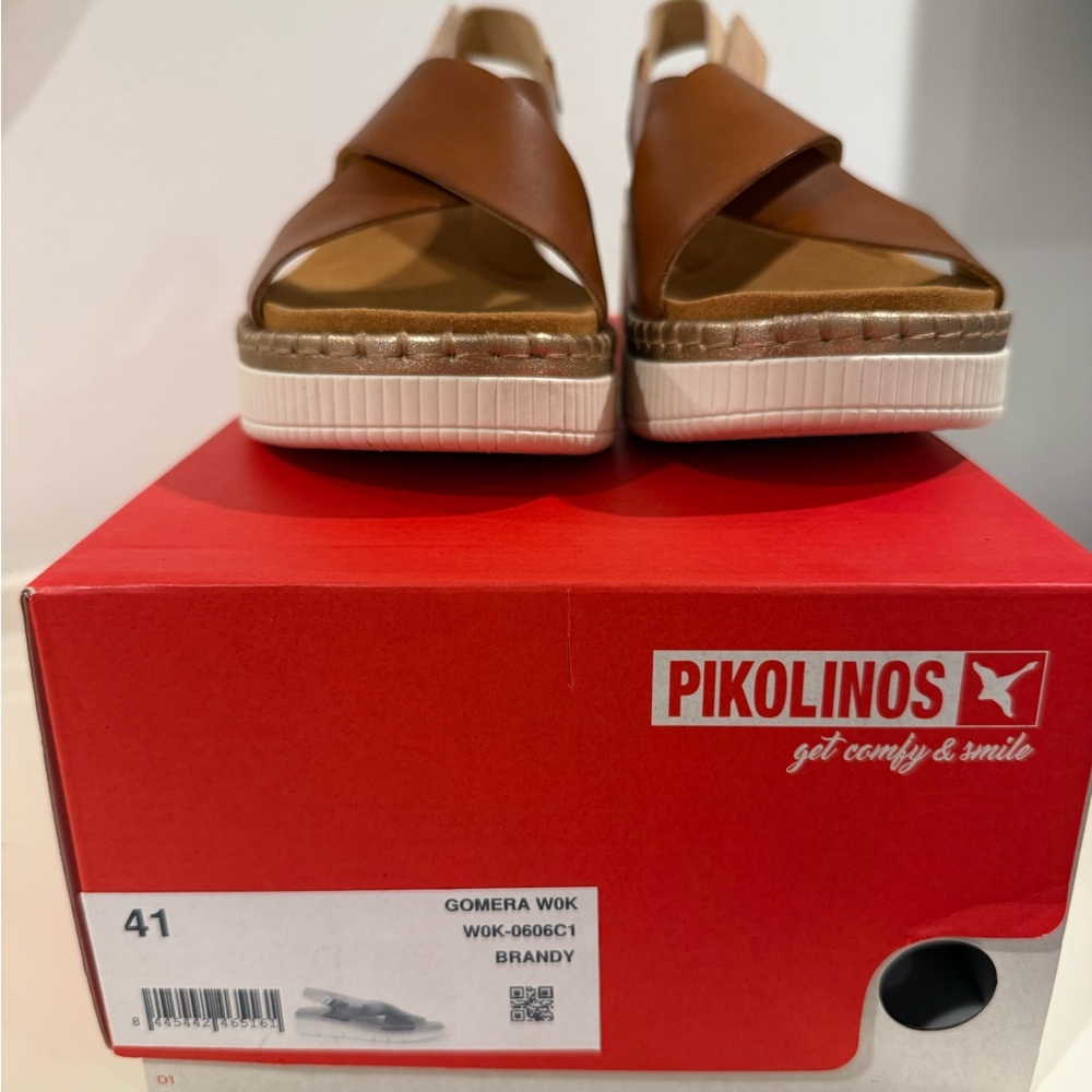 PIKOLINOS Gomera Leather Sandals. Size 41. New in box - Picture 3 of 6